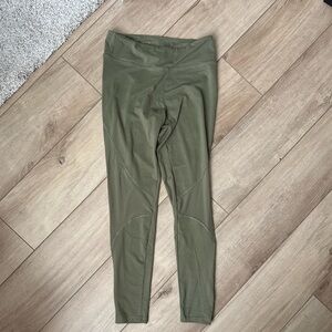 Olive green active leggings